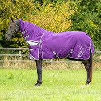 Defencex Shield 300G Turnout Rug With Detachable Neck Purple