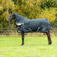 Defencex Shield 50G Turnout Rug With Detachable Neck Navy