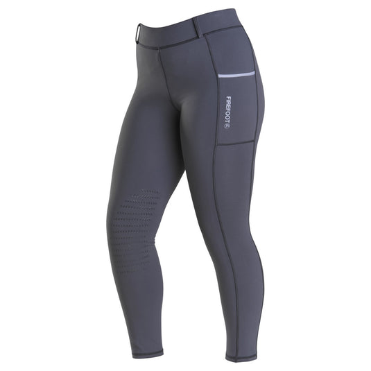 Firefoot Thirsk Fleece Lined Breeches Kids Charcoal/Blue