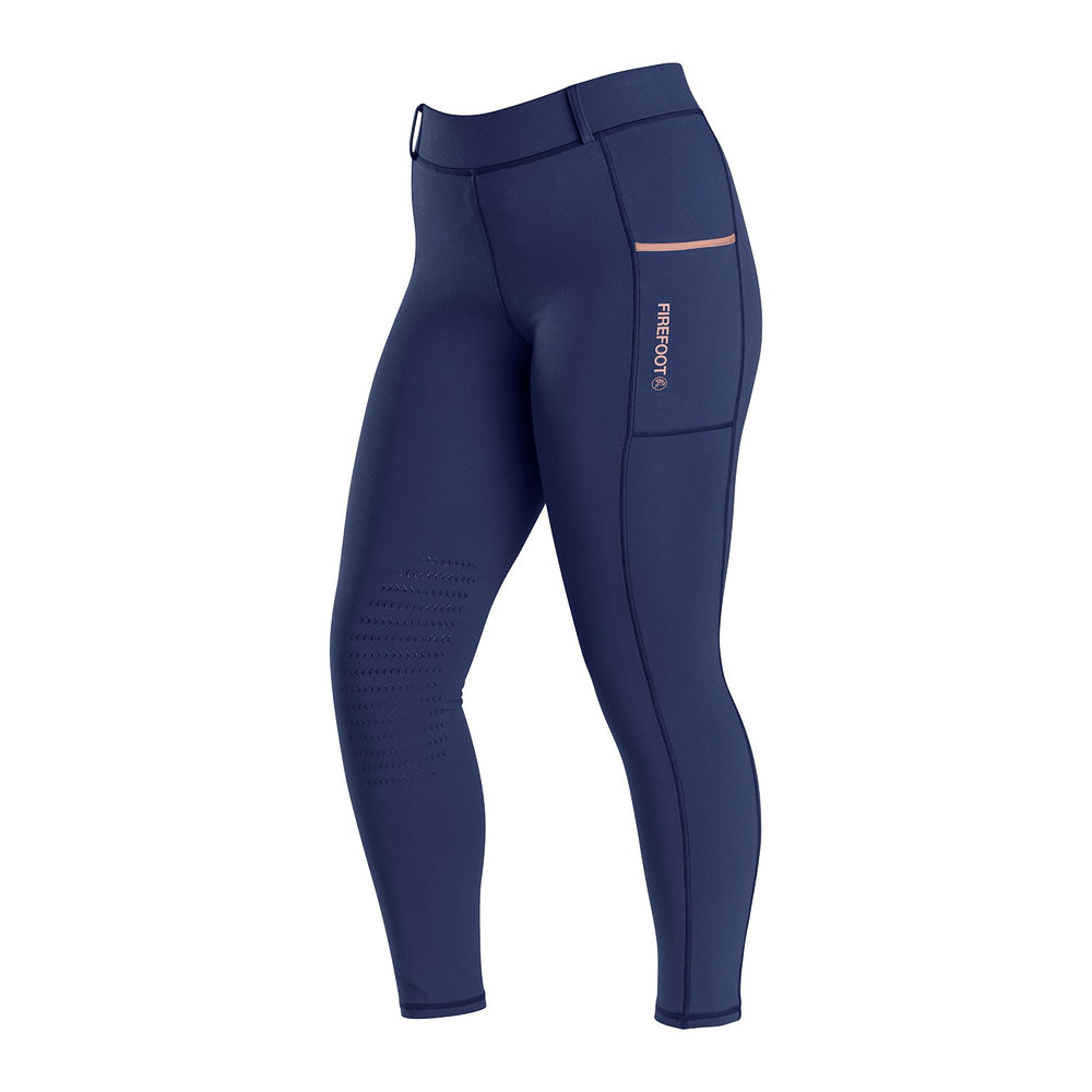 Firefoot Helmsley Full Seat Riding Tights Ladies Nvy/Rose Gd