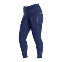 Firefoot Helmsley Full Seat Riding Tights Ladies Nvy/Rose Gd