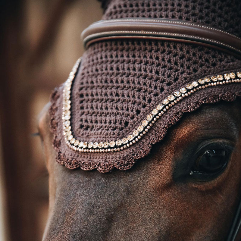 Kentucky Horsewear Fly Veil Stone & Pearl