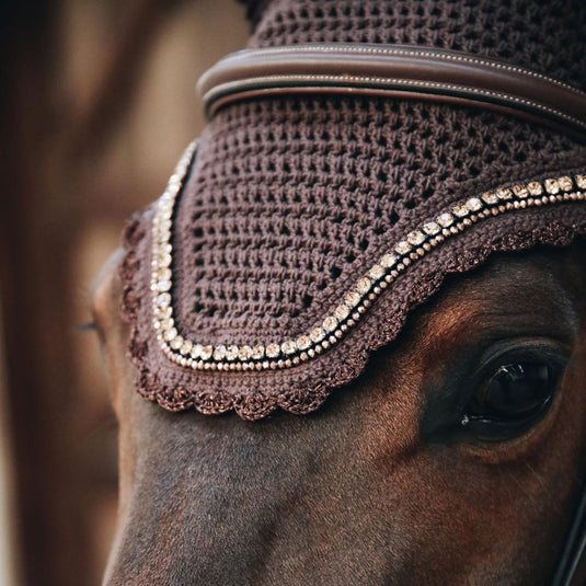 Kentucky Horsewear Fly Veil Stone & Pearl