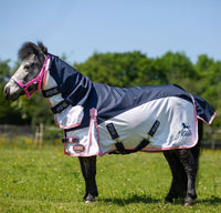 Gallop Ponie Turnout Fly Rug Combo Navy