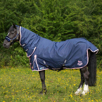 Gallop Ponie Duraproof 50G Turnout Combo Navy