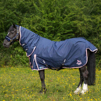 Gallop Ponie Duraproof 50G Turnout Combo Navy