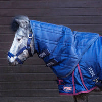 Gallop Ponie 50G Stable Neck Cover Navy
