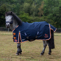 Gallop Ponie Duraproof 100G Turnout Navy