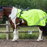 Gallop Trojan Retro Reflective Mesh Exercise Sheet Yellow