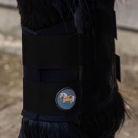 Gallop Ponie Gp Brushing Boots Black