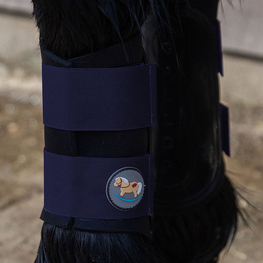 Gallop Ponie Gp Brushing Boots Navy