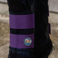 Gallop Ponie Gp Brushing Boots Purple