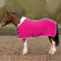 Gallop Ponie Tiddlywinks Jersey Cooler Rug Fuchsia/Wht/Pk