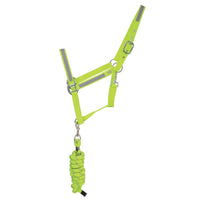 Reflector Headcollar & Lead Rope Yellow