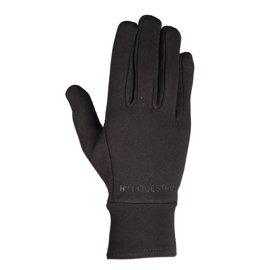 Hy Equestrian Ultra Grip Neoprene Fleece Gloves Black