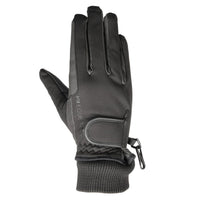 Hy Equestrian Ultra Warm Softshell Gloves Black