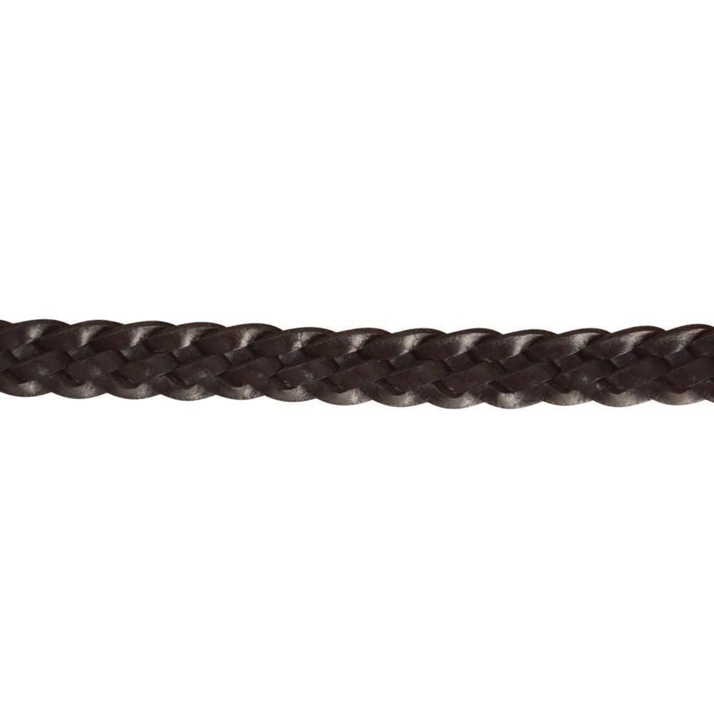 Hy Equestrian Plaited Reins Brown