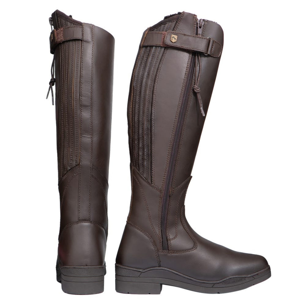 Hy Equestrian Londonderry Winter Country Boots Dark Brown