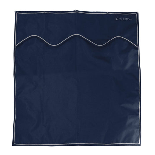 Hy Equestrian Stable Drape Navy/Grey