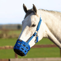 Hy Equestrian Muzzle Blue