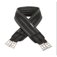 Hy Equestrian Waffle Girth Single End Elasticated Black