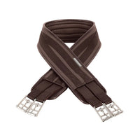 Hy Equestrian Waffle Girth Single End Elasticated Brown