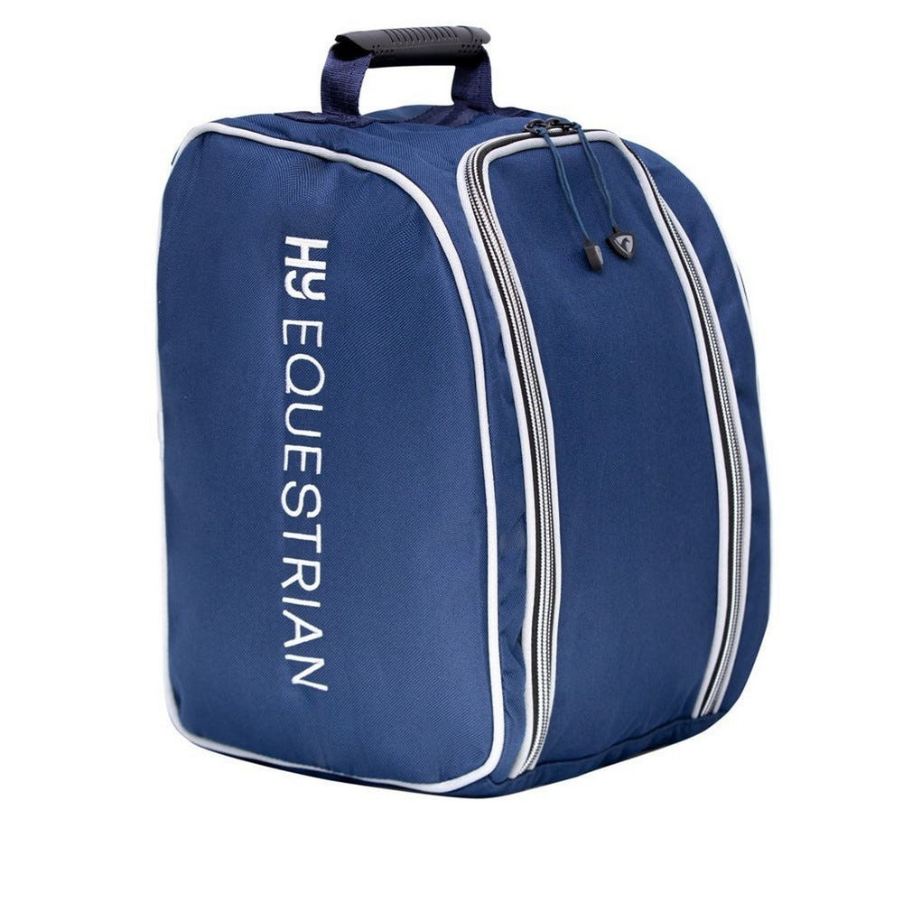 Hy Equestrian Helmet Bag Navy/Grey