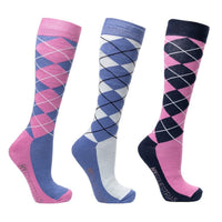 Hy Equestrian Synergy Argyle Socks Adult