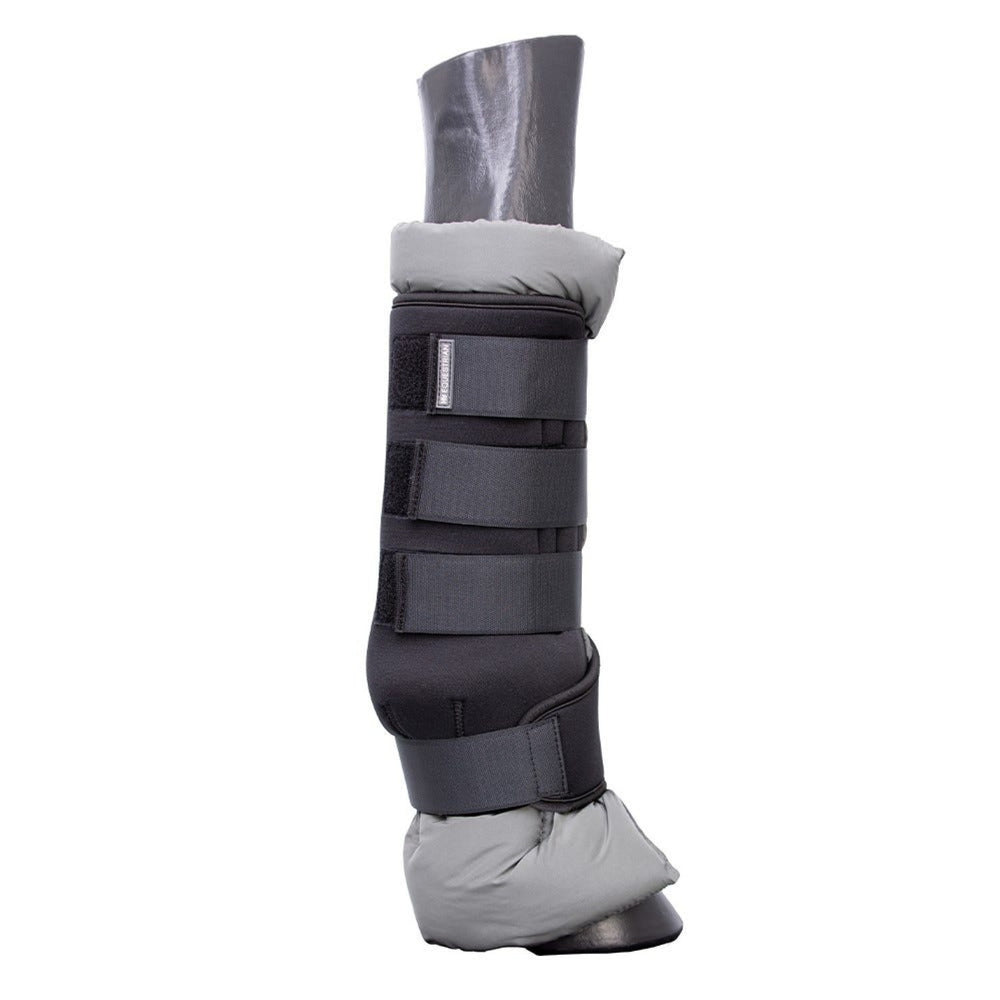 Hy Equestrian Stable Protection Boots Black/Gry Lining