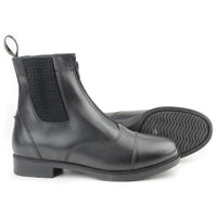 Hy Equestrian Canterbury Zip Jodhpur Boots Adult Black