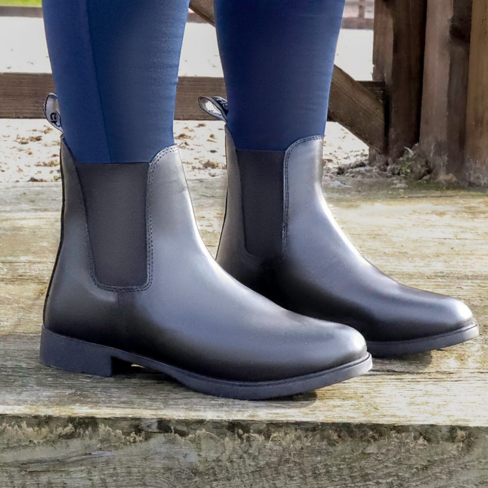 Hy Equestrian Durham Jodhpur Boots Adult Black