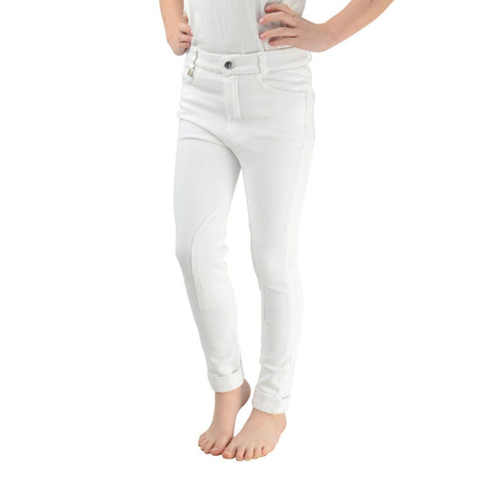 Hy Equestrian Melton Jodhpurs Child White