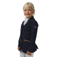 Hy Equestrian Cadiz Mizs Show Jacket Navy/Rose Gold