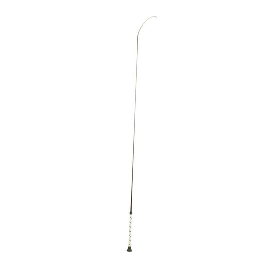 Hy Equestrian Dressage Whip Sure Grip Handle White/Black