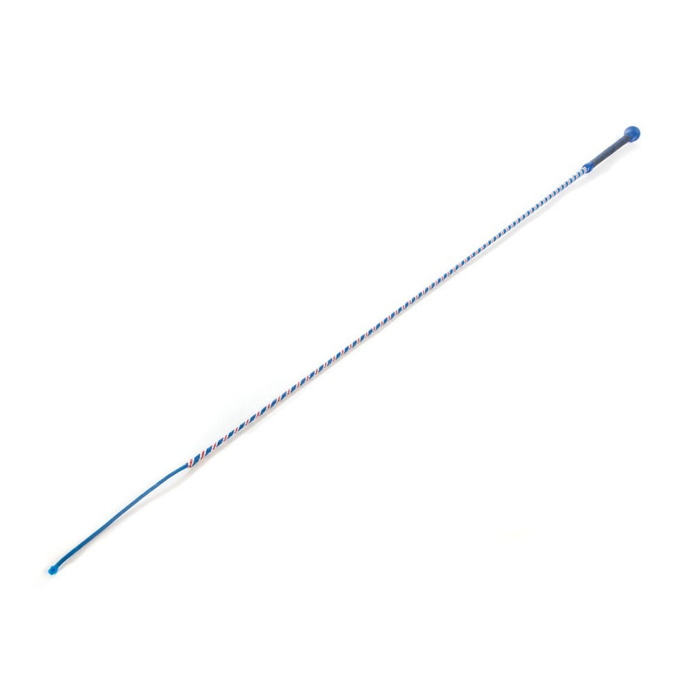 Hy Equestrian Great Britain Style Dressage Whip Rd/Wht/Blu