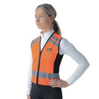 Reflector Waistcoat Please Pass Wide & Slow Orange