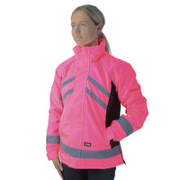Reflector Waterproof Riding Jacket Pink