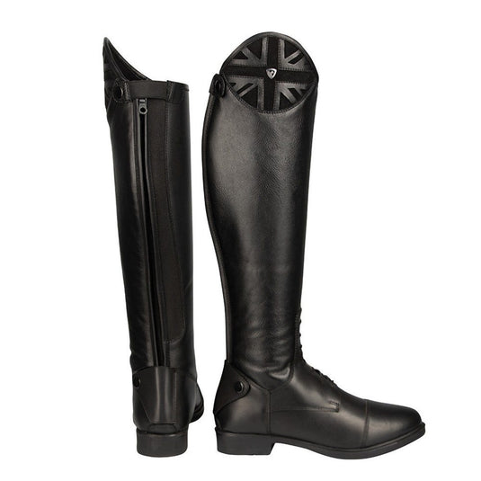 Hy Equestrian Union Jack Riding Boots Black