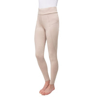 Hy Equestrian Melton Riding Tights Adult Beige