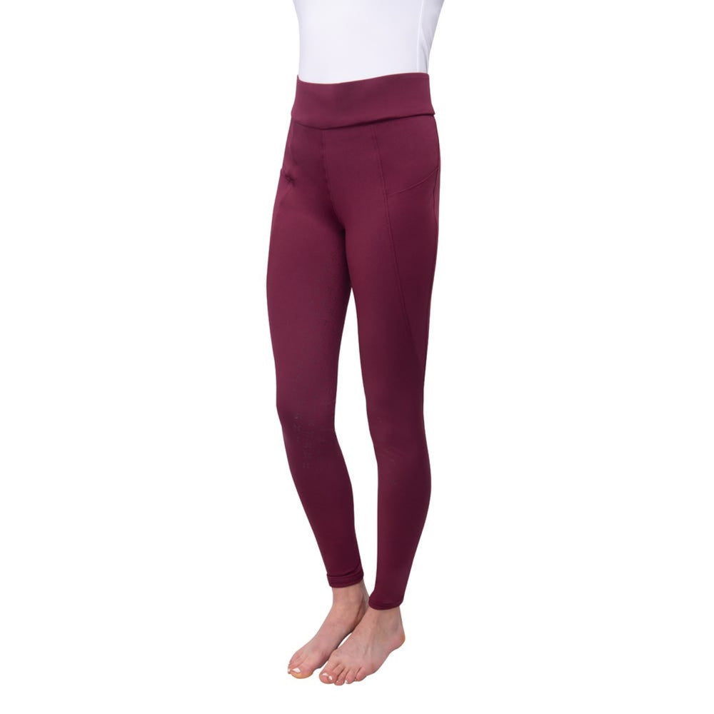 Hy Equestrian Melton Riding Tights Adult Fig