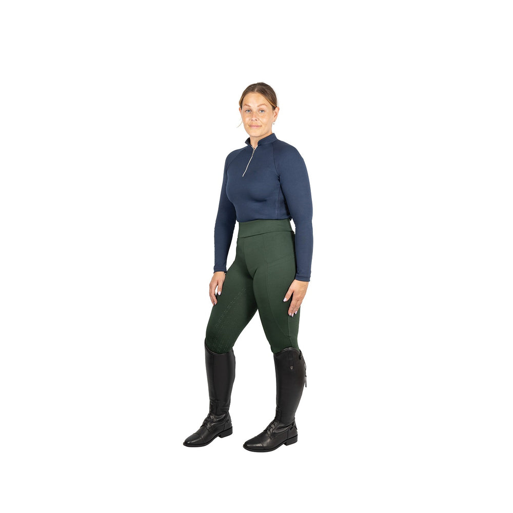 Hy Equestrian Melton Riding Tights Adult Forest Green