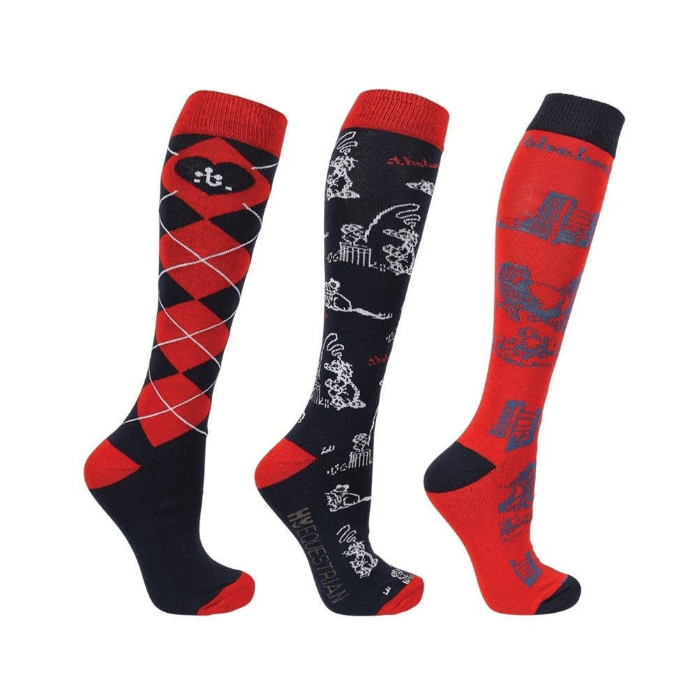 Hy Equestrian Thelwell Practice Makes Perfect Socks