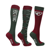 Hyconic Pattern Socks By Hy Equestrian Adult