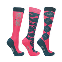 Hyconic Pattern Socks By Hy Equestrian Adult