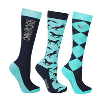 Hyconic Pattern Socks By Hy Equestrian Adult