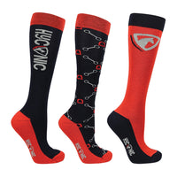 Hyconic Pattern Socks By Hy Equestrian Adult