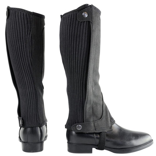 Hy Equestrian Amara Half Chaps Child Black