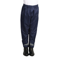 Hy Equestrian Waterproof Pull-On Over Trousers Child Navy