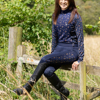 Hy Equestrian Elevate Country Base Layer Navy/Fossil