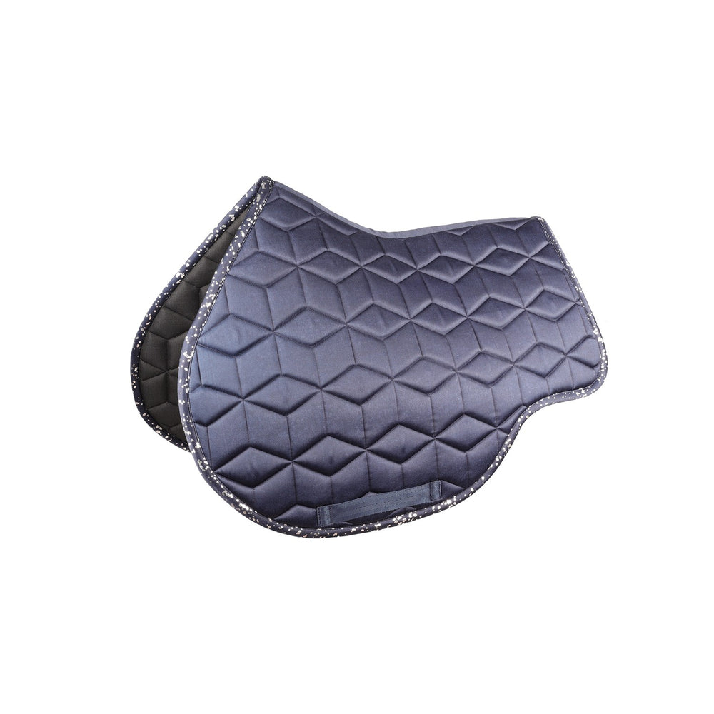 Hy Equestrian Elevate Allure Saddle Pad Navy/Grey